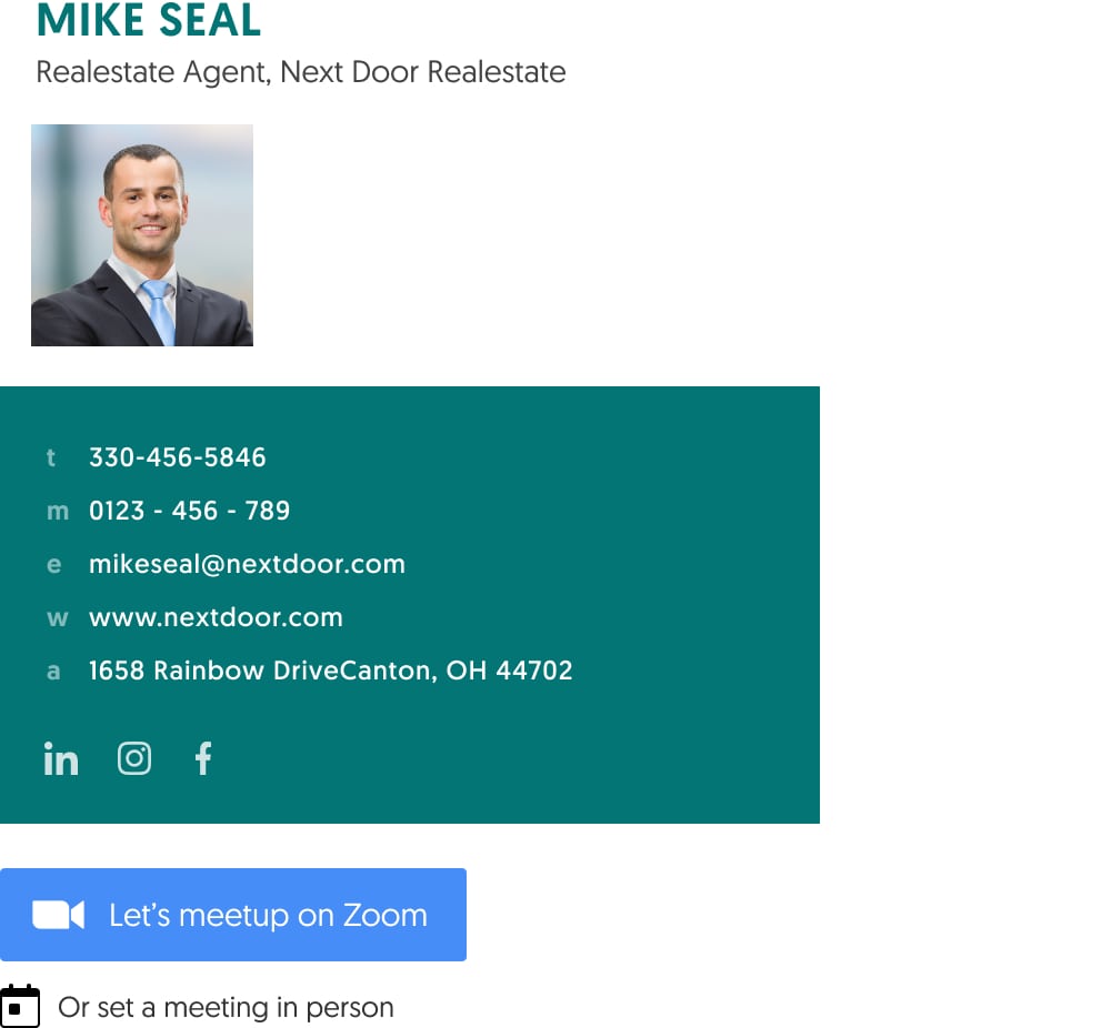 corporate with social icon and zoom app min