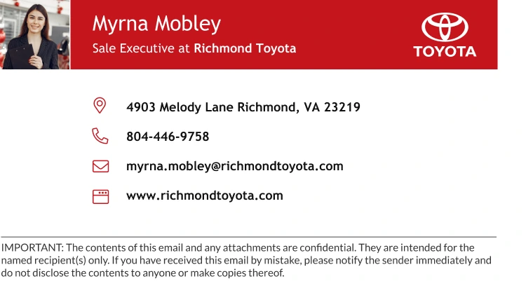 google email signature template with disclaimer and solid color design