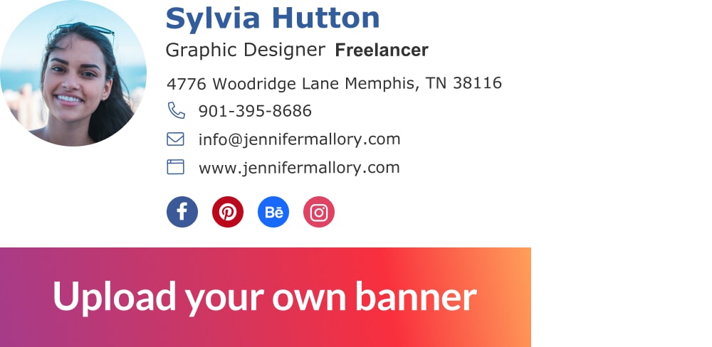 upload your own custom Banner to your email signature-min