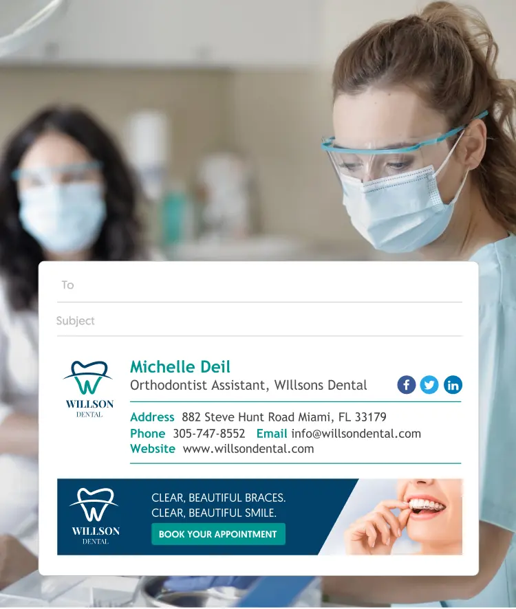 assistant email signature