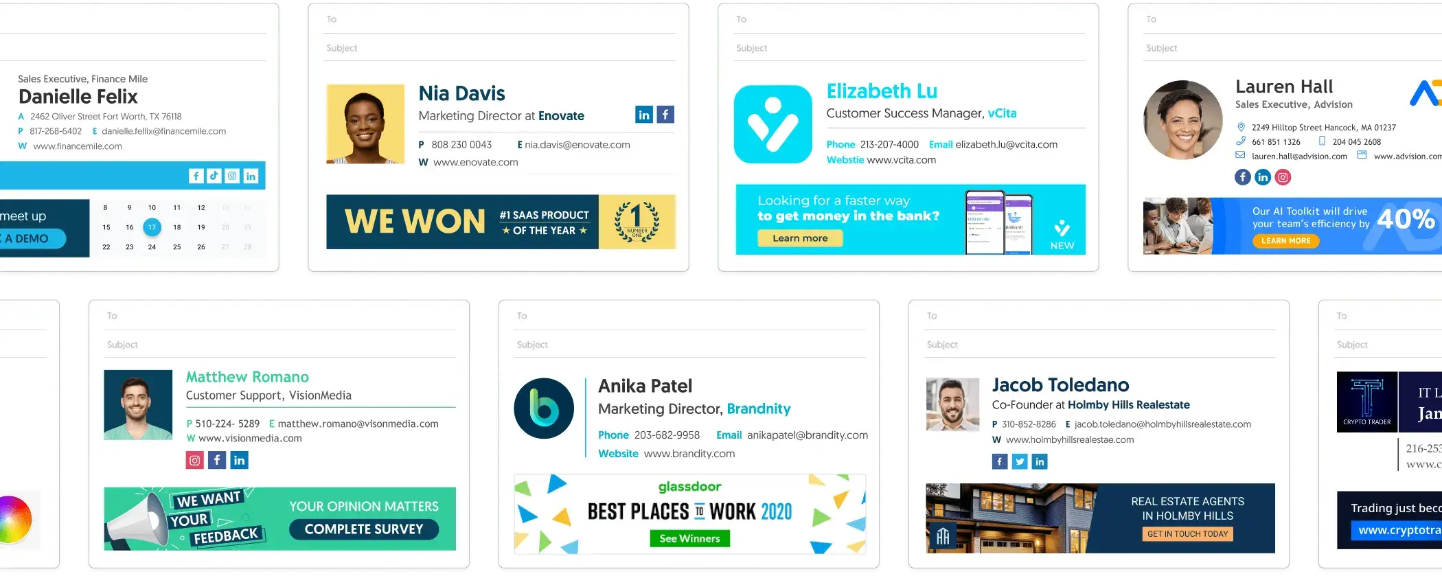 Genz email sign off examples