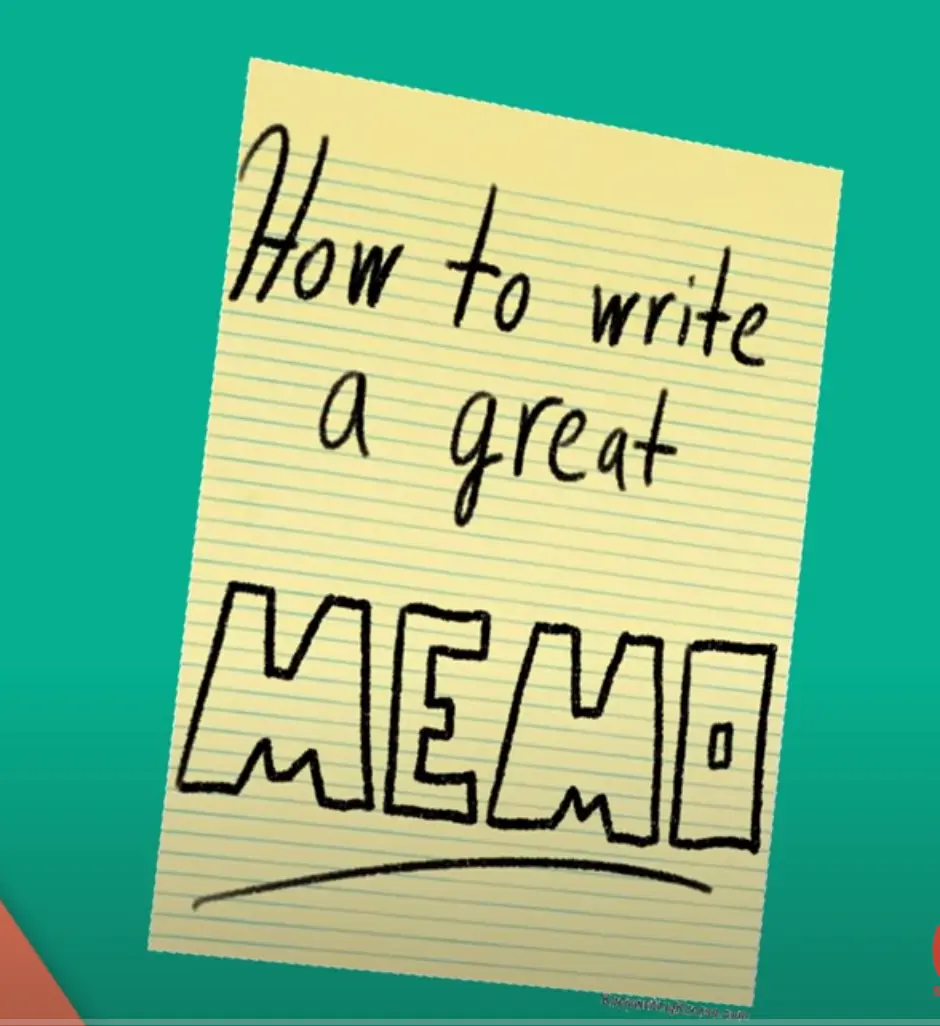 how to write a great memo video