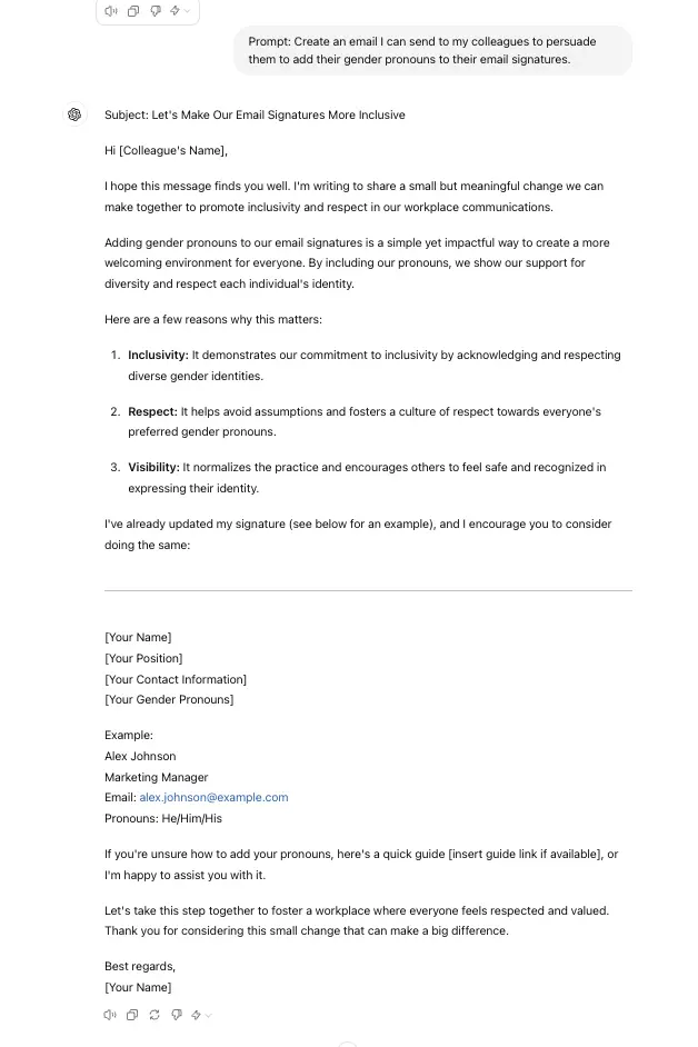 chatGPT email signatures prompt 4