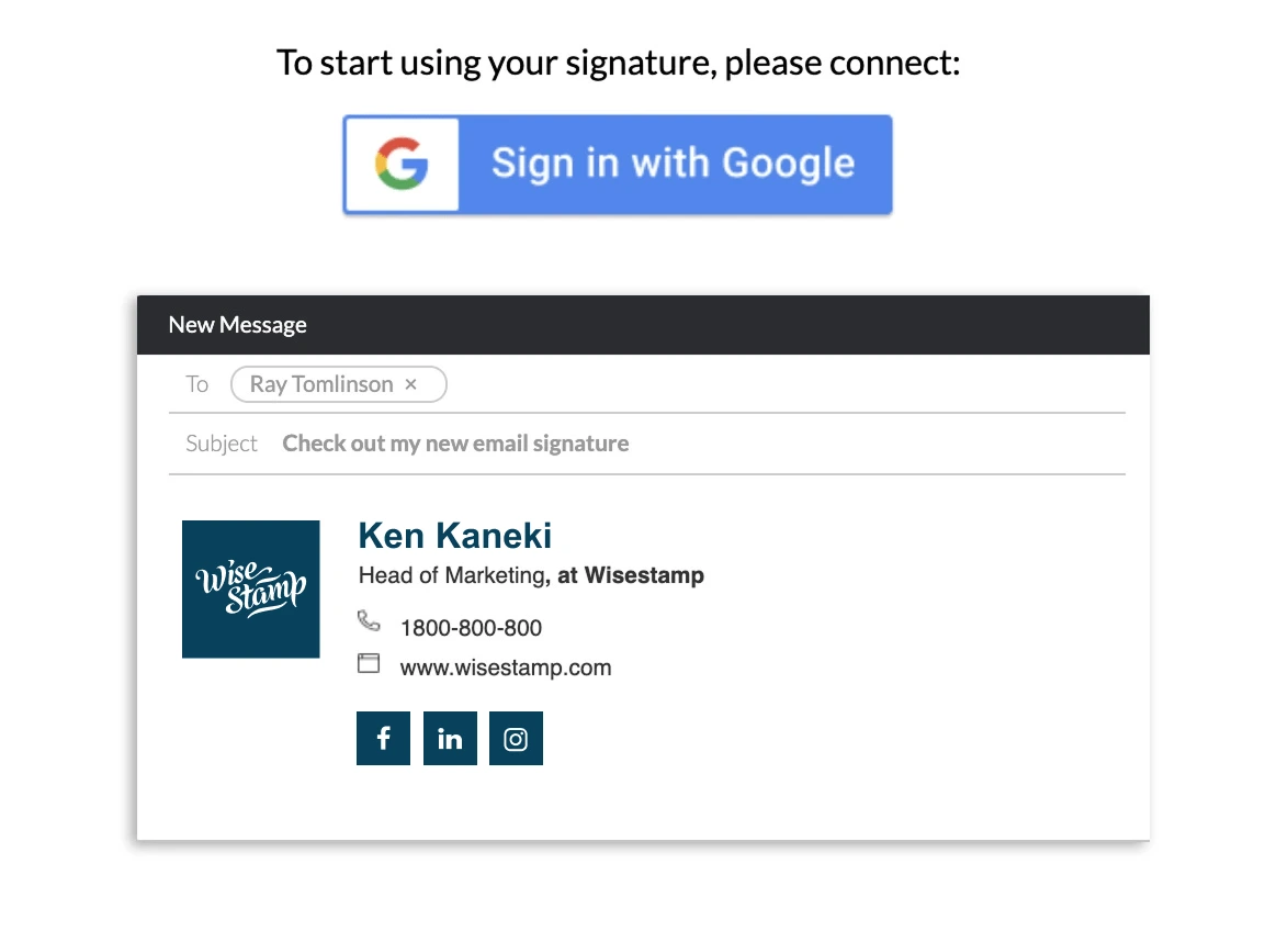 How to generate an HTML signature in Gmail