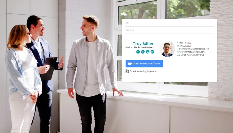 email signature for realtor