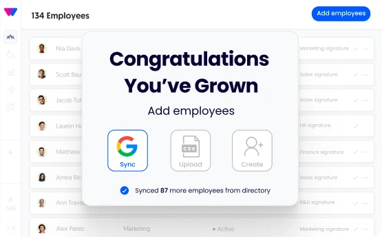 WiseStamp solution for medium size businesses