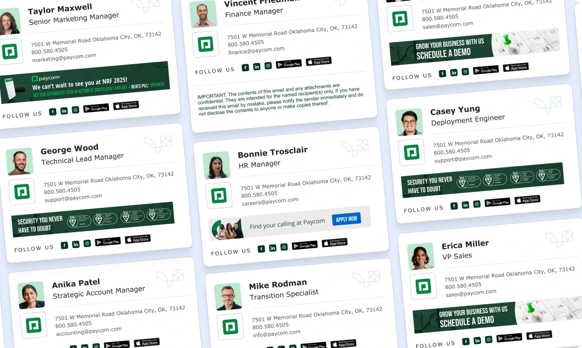 WiseStamp help your brand consistency